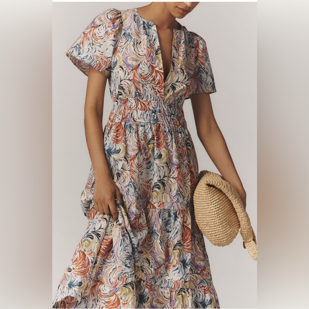 ANTHROPOLOGIE NWT Somerset Maxi Dress , Large